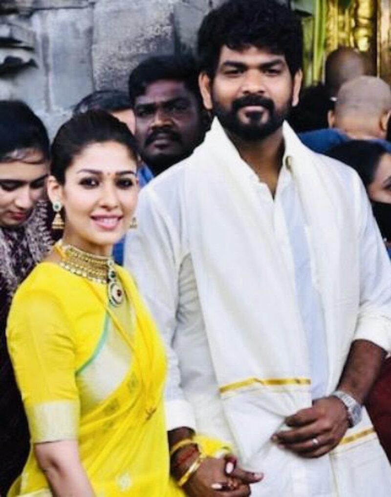 Vignesh shivan nayanthara tirupathi visit