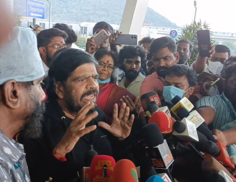 Trajendar emotional press meet video