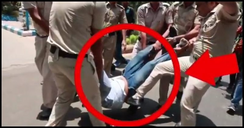 Congress protest video viral