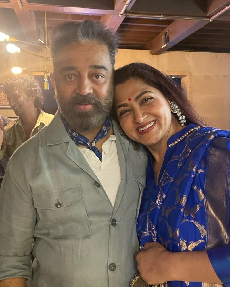 Kamalahaasan kushboo latest clicks