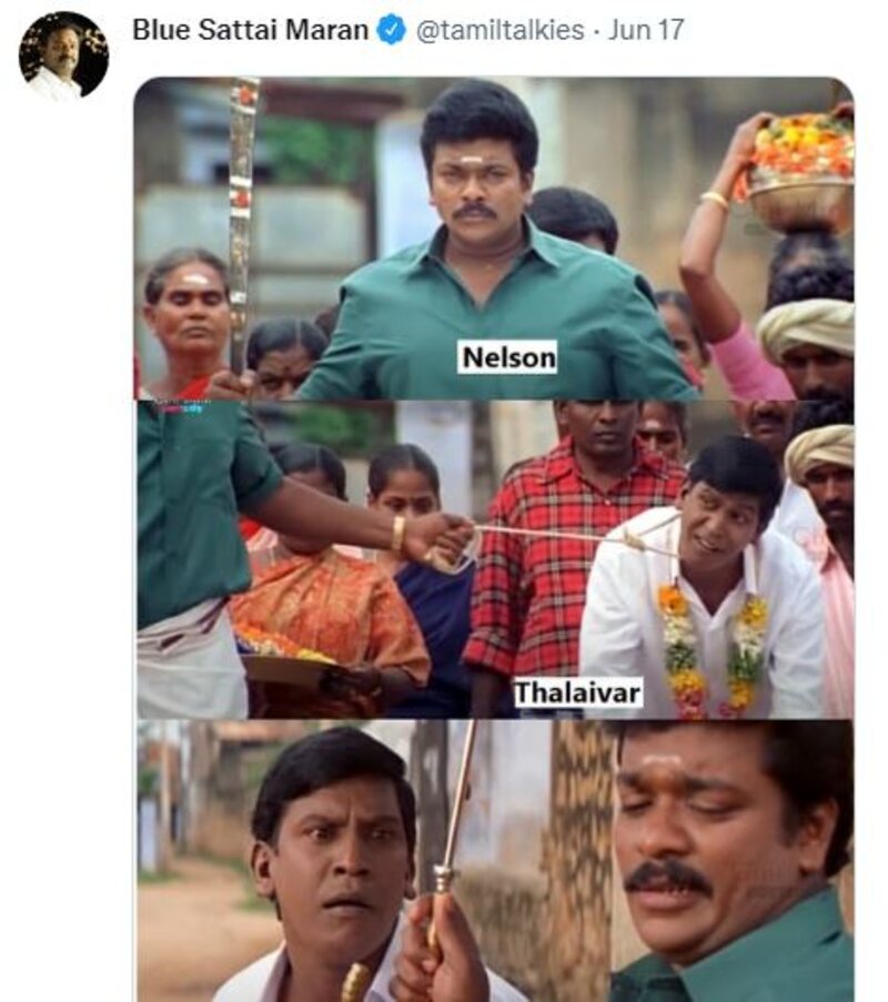 Blue sattai maaran rajini troll