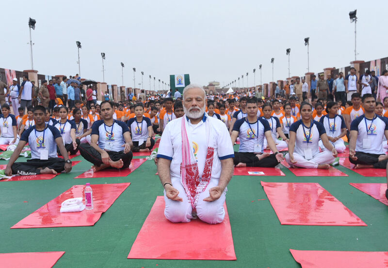 Modi yoga day speech