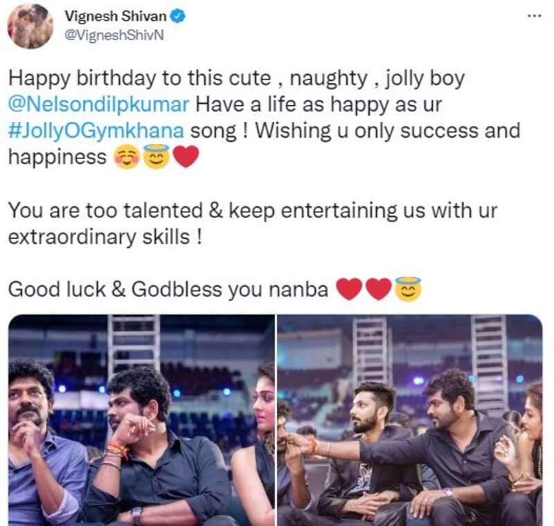 Vignesh shivan nayan nelson tweet viral