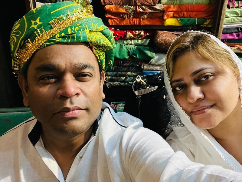 Ar rahman saira banu latest photos