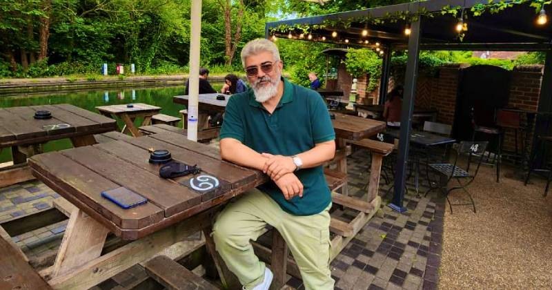 Ajith recent trip clicks