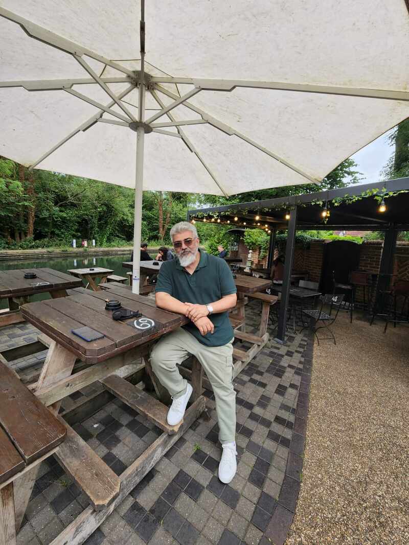 Ajith recent trip clicks