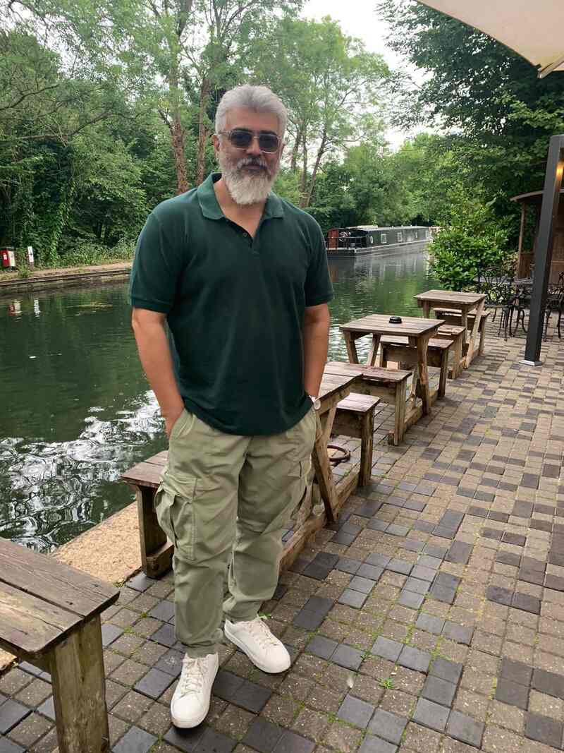 Ajith recent trip clicks