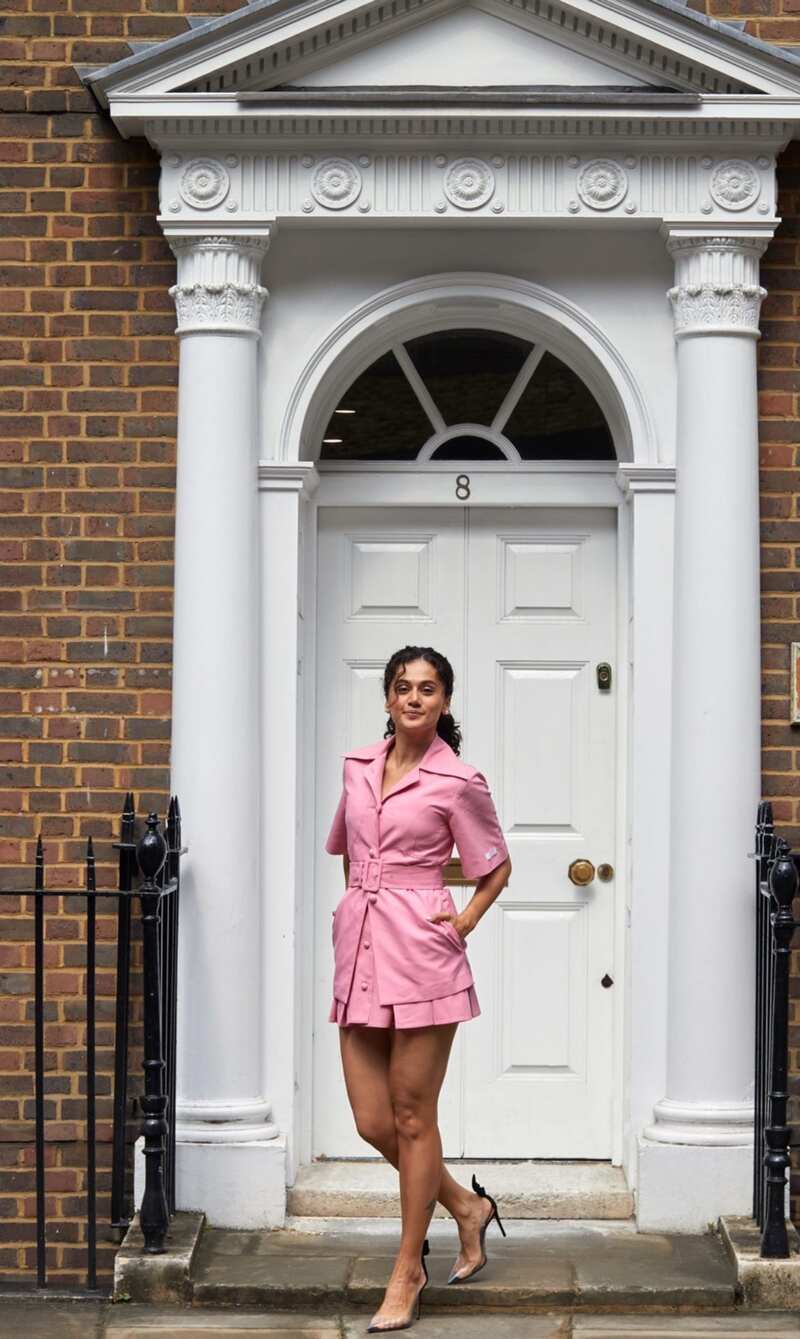 Taapsee in london clicks viral