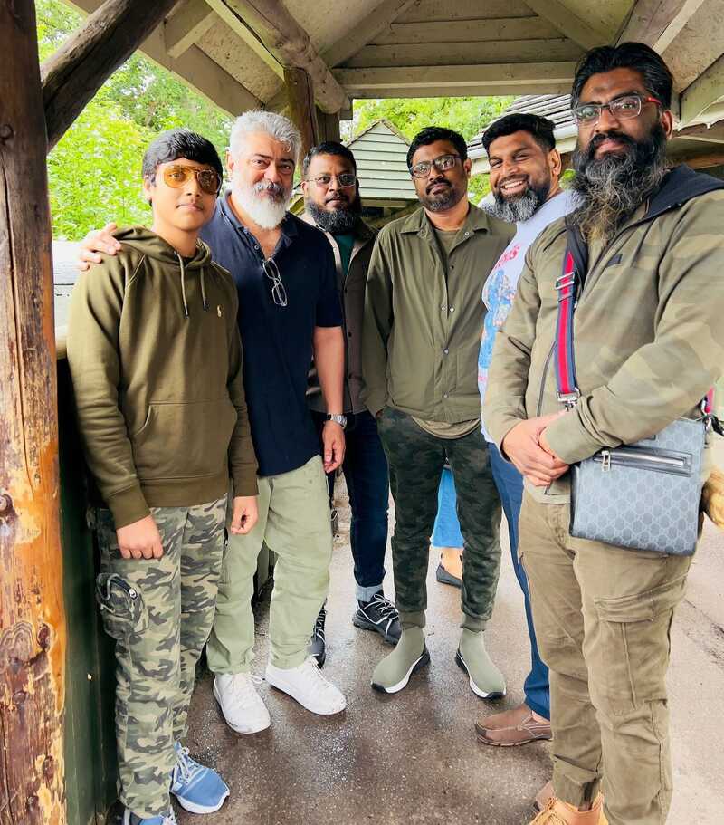 Ajith latest photos from trip