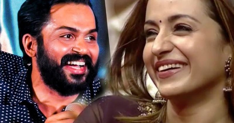 Karthi trisha funny reaction