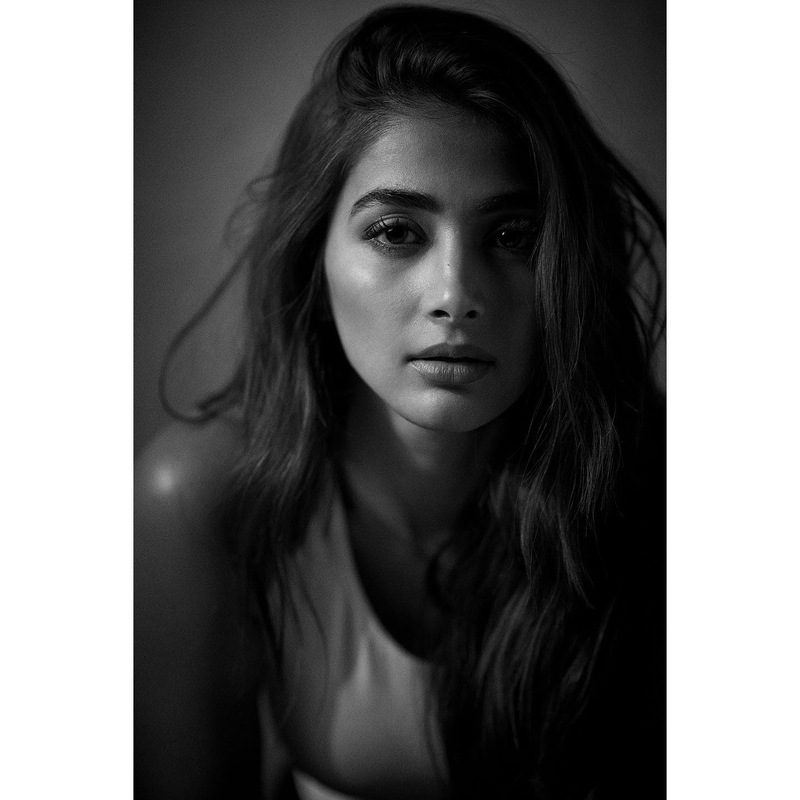 Pooja hegde in white series photography