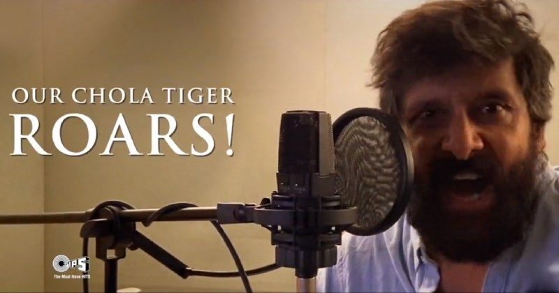 Chiyaan vikram dubbing video viral