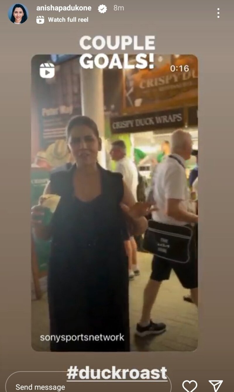 Bumrah sanjana couple goals video