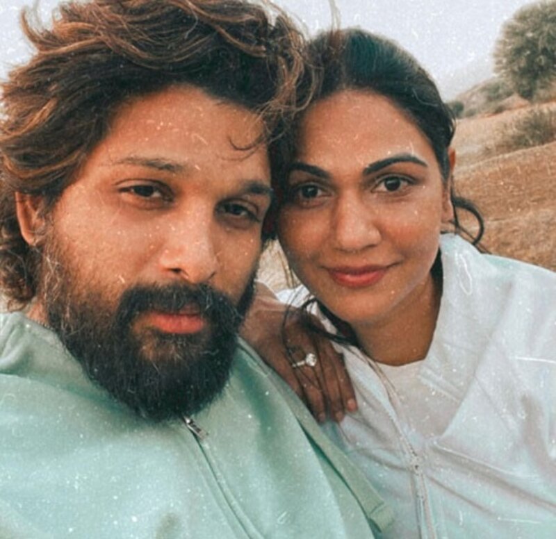 Allu arjun latest with family photos