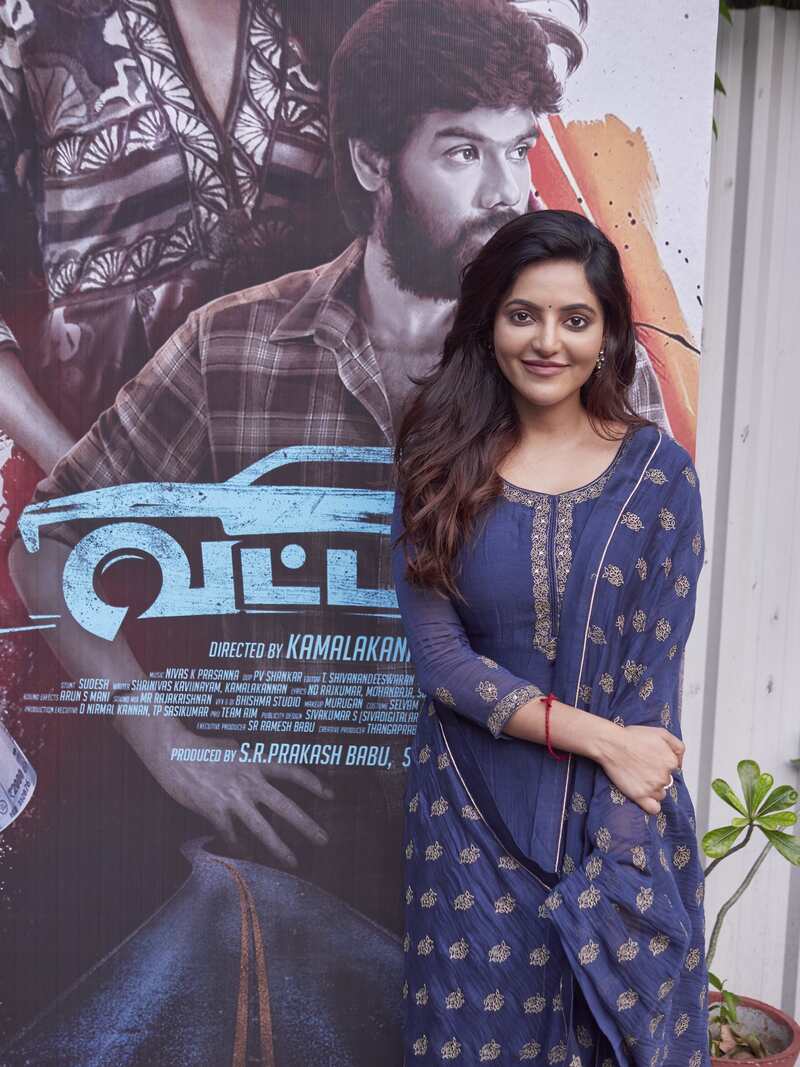 Athulya ravi for vattam promotions