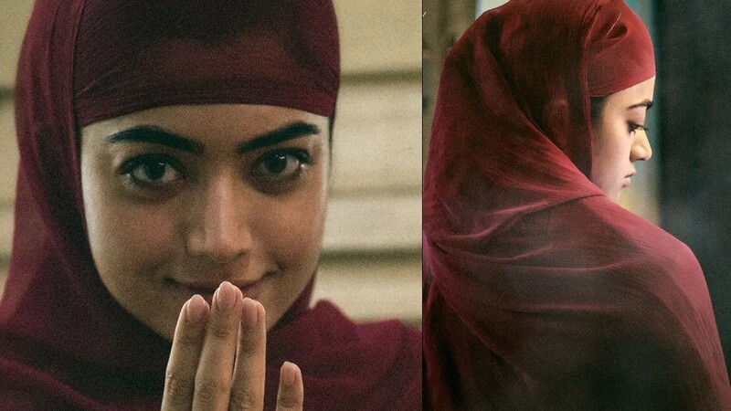 Rashmika latest sita ramam look