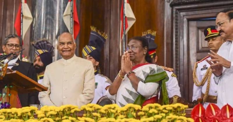 Draupathi murmu oath as president