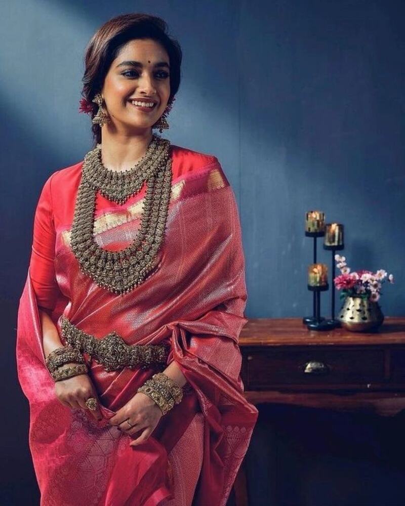 Keerthy suresh new saree