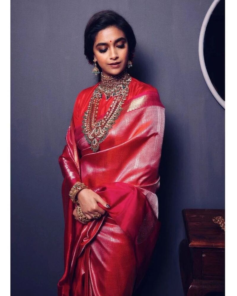 Keerthy suresh new saree