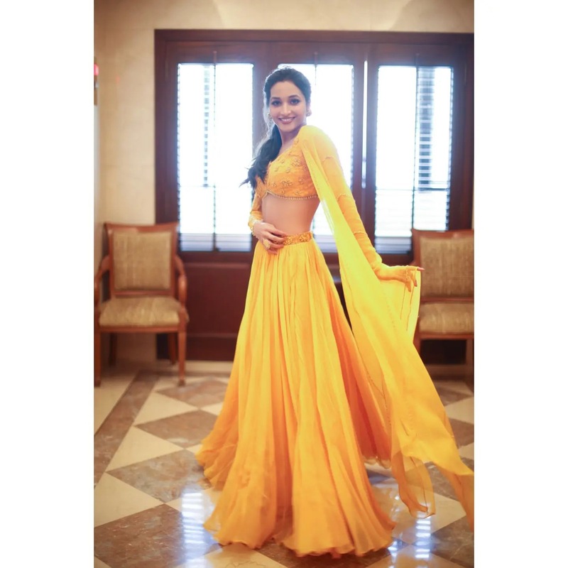 Srinidhi shetty in yellow