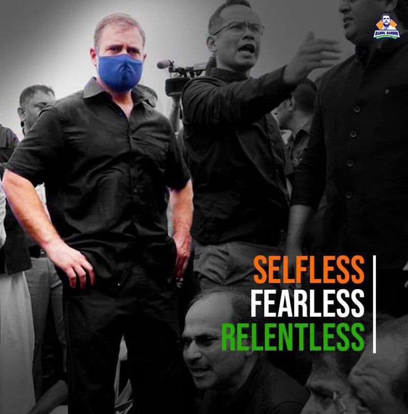 Congress protest against bjp