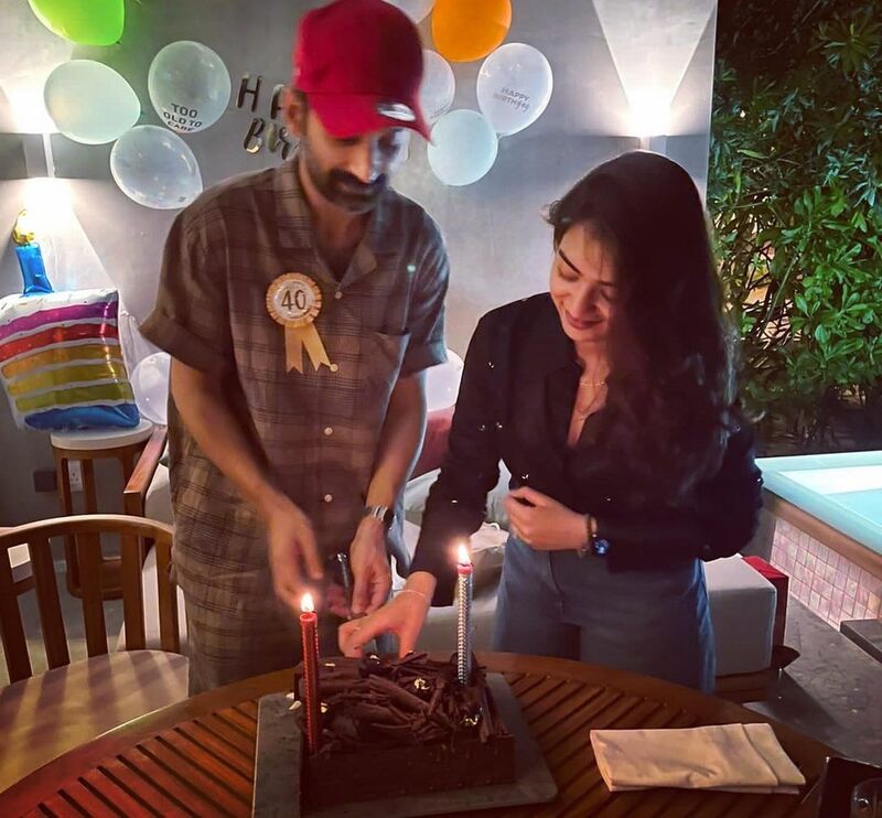 Fahadh faasil latest bday celebration