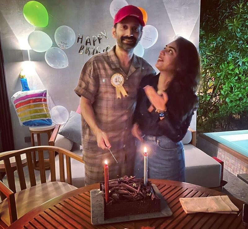Fahadh faasil latest bday celebration