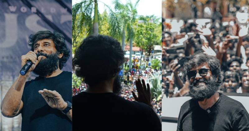 Vikram trichy cobra release promotions