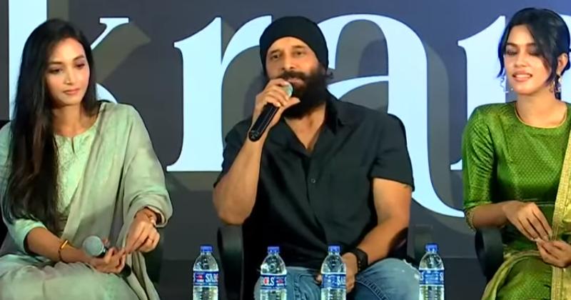 Vikram about hindi video viral