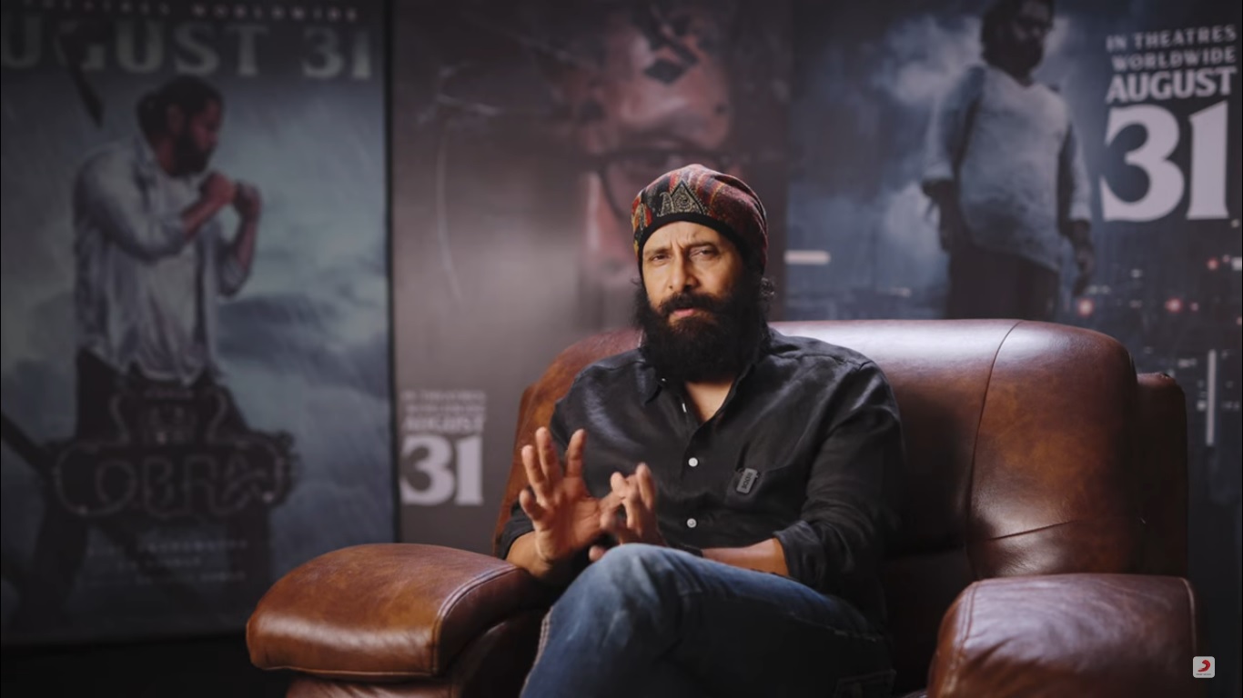 Chiyaan vikram cobra making video viral