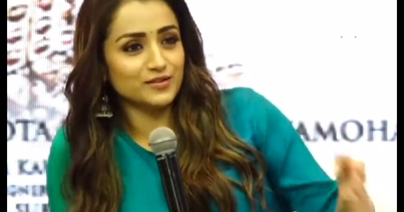 Trisha ponniyin selvan video viral