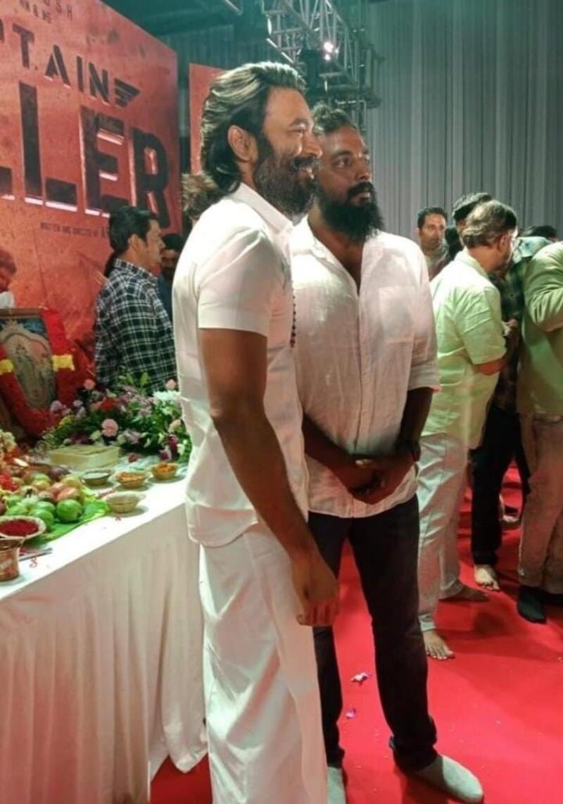 Dhanush captain miller pooja photos viral