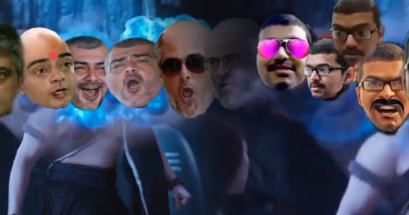 Vijay ajith fans ugly fight video viral