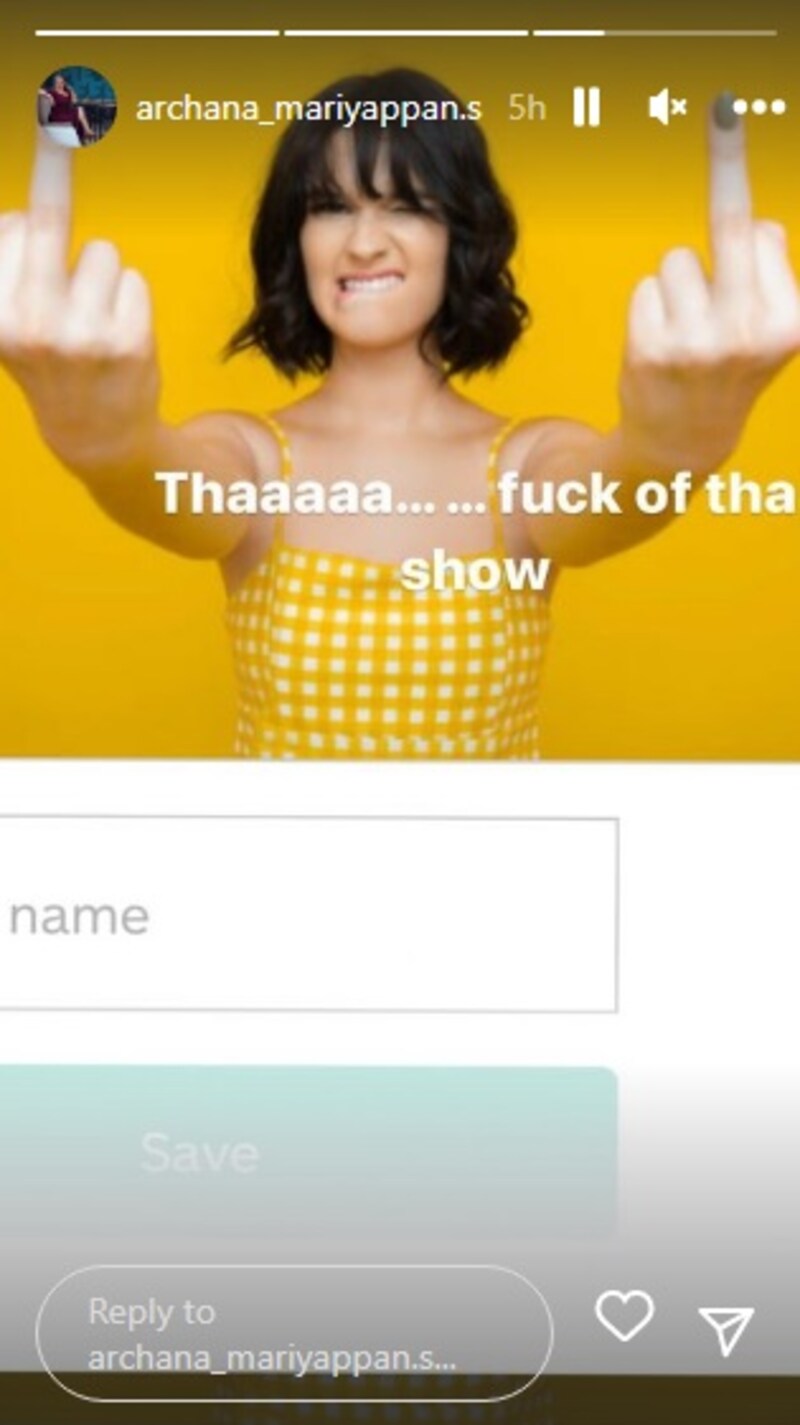 Arachana vs big boss show