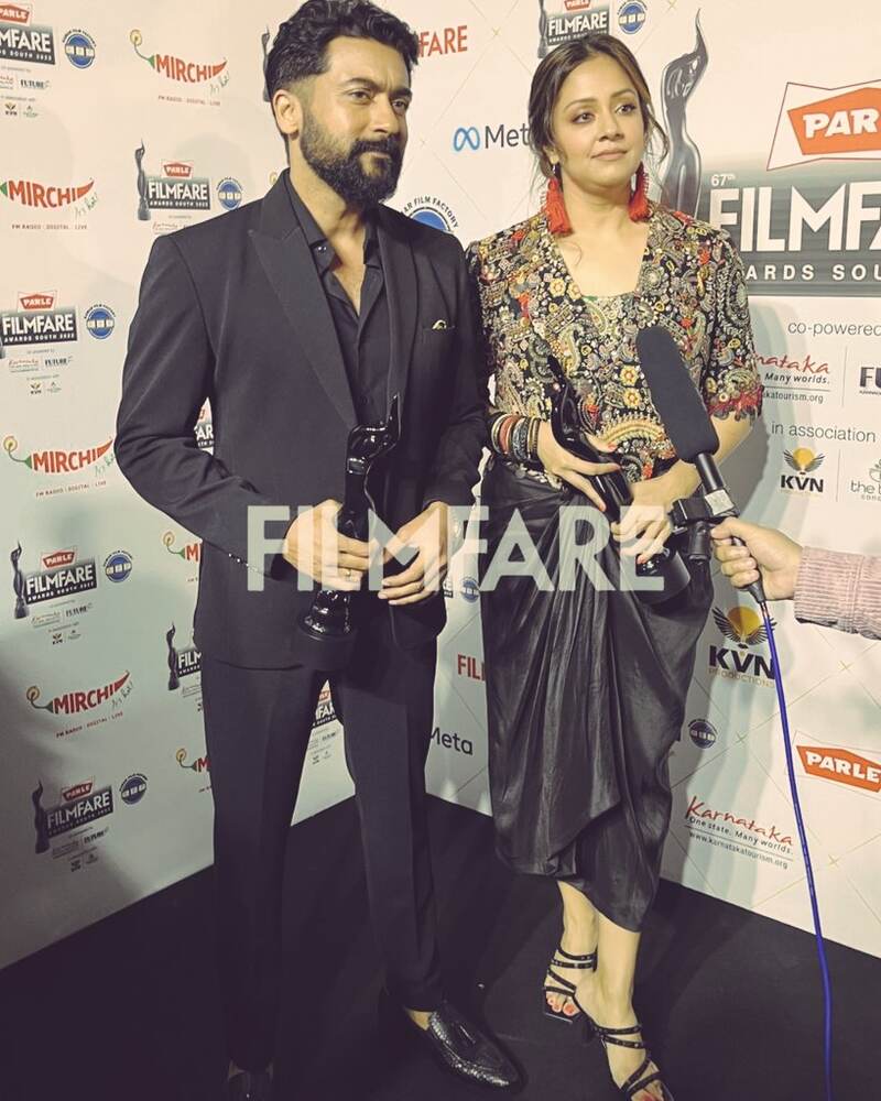 Suriya jo at filmfare video viral