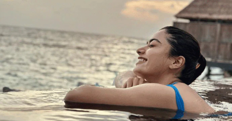 Vjd rashmika in maldives photo viral