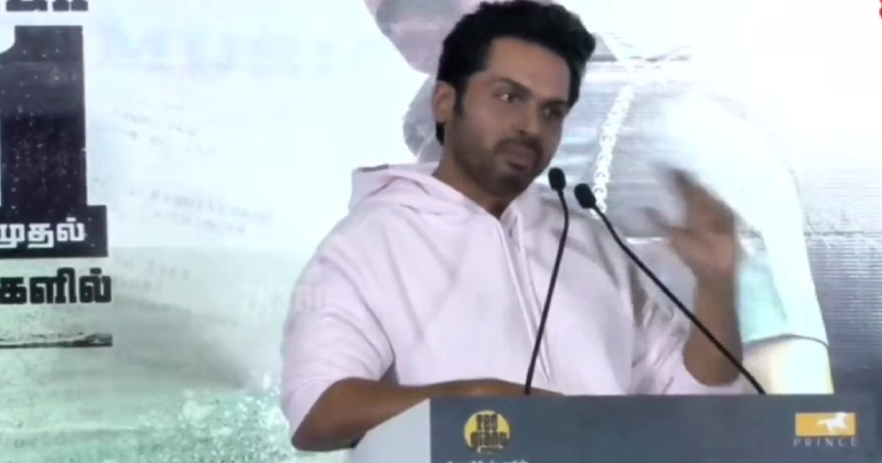 Karthi big heart video viral