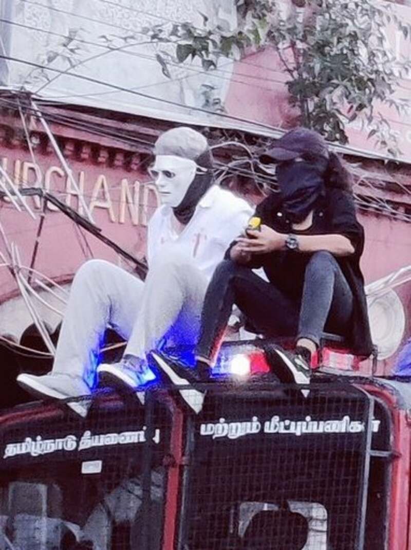 Ajith shooting patch works chennai