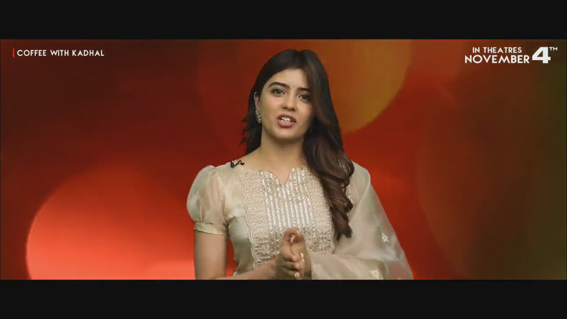 Amrita aiyer in coffee with kadhal video viral