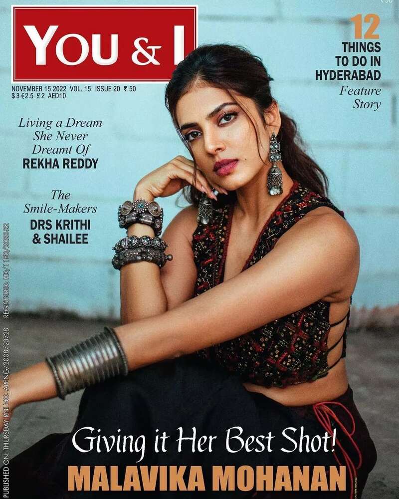 Malavika mohanan new hot cover image