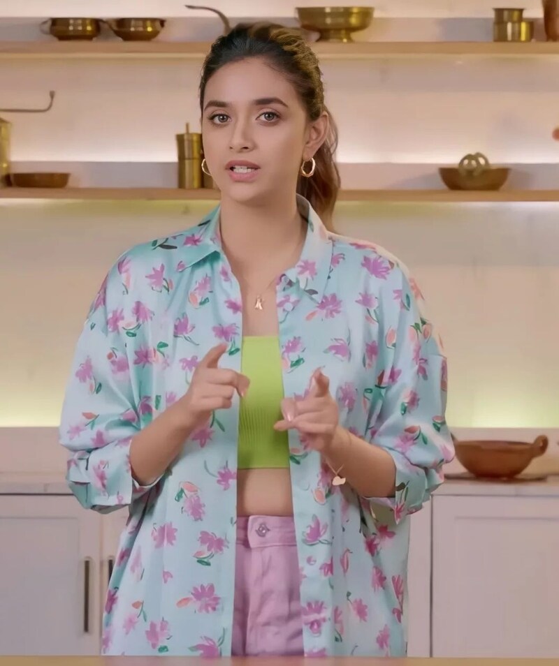 Keerthy suresh new hot ad photo