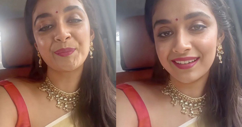 Keerthy suresh new hot ad photo