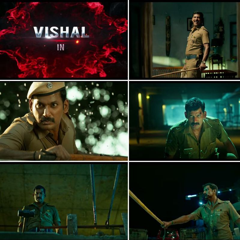 Vishal laththi trailer video viral
