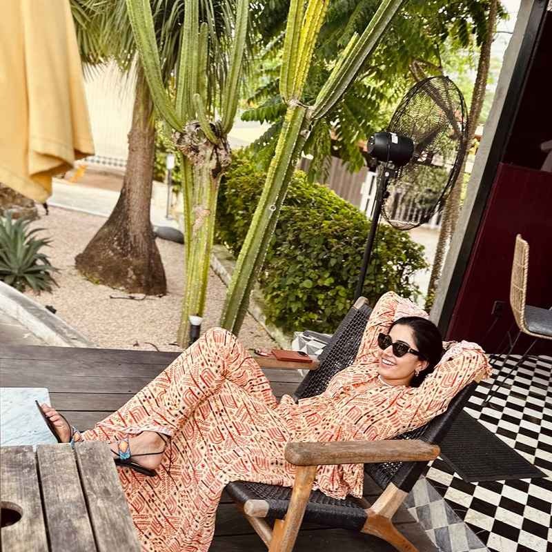 Rashmika latest relxing